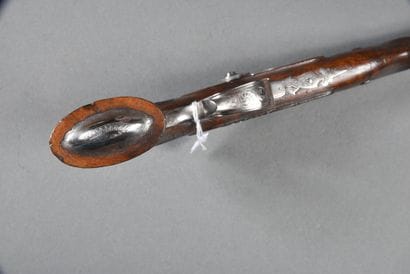 Paire de pistolets à percussion à chiens...