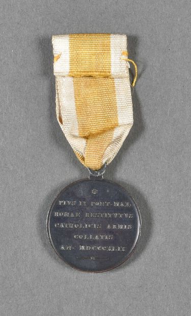 ITALIE. VATICAN. Médaille du siège de ROME,...