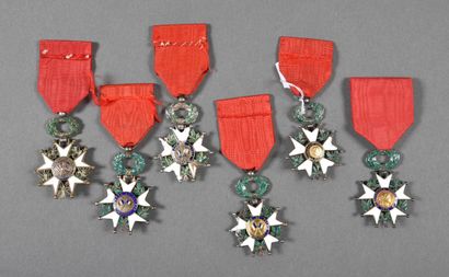 France. LEGION D'HONNEUR 3°REPUBLIQUE, chevaliers...