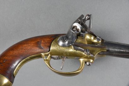 Pistolet de Cavalerie 1777 à silex, à coffre...