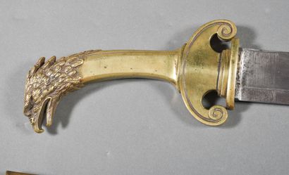 Sapper or column head saber with eagle head,...