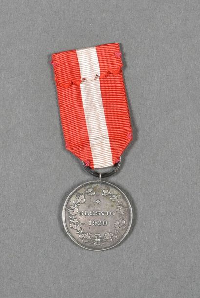 DANEMARK. Médaille du SLESVIG.1920, métal...