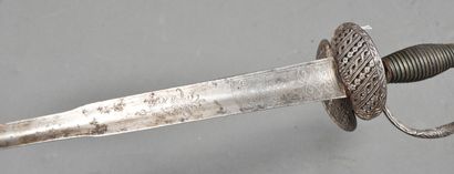 Court sword with openwork keyboard decorated...