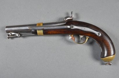 Pistolet de Marine 1837, 2°modification avec...