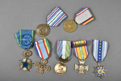 France. Médailles associatives d'Anciens...