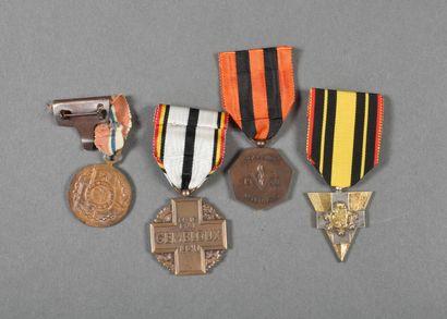 France. Médailles des Combats de 1940 à GEMBLOUX,...