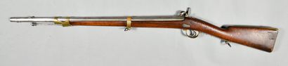 Gendarmerie musket with rear lock, breechblock...
