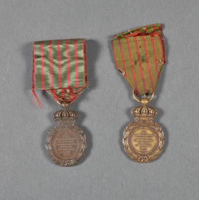 France. Médaille de SAINTE HELENE, lot de...