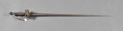 Court sword with openwork keyboard decorated...