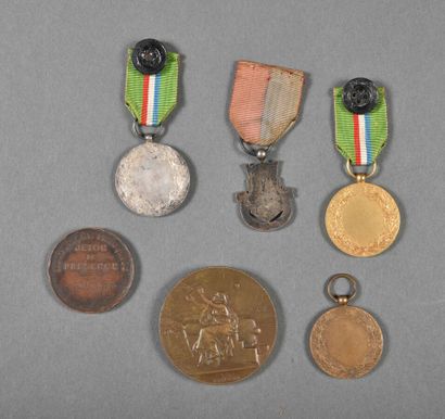 France. Médailles du Siège de PARIS 1870/187,...