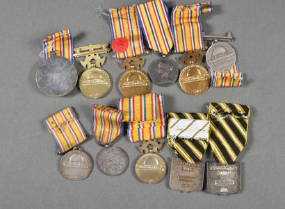 Médailles d'Honneur des Sapeurs-Pompiers,...