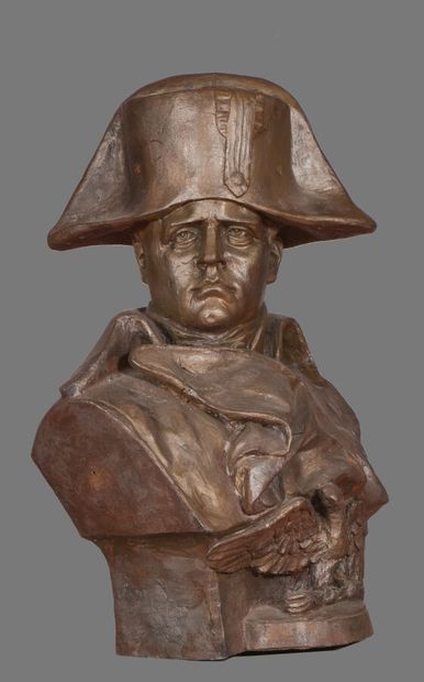 NAPOLEON 1°, buste de l'EMPEREUR en bicorne...