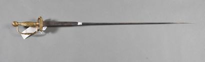 Sword with double donkey step, fluted pattern...