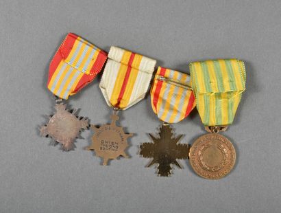 France/VIETNAM. Médaille d'Indochine, d'Honneur...