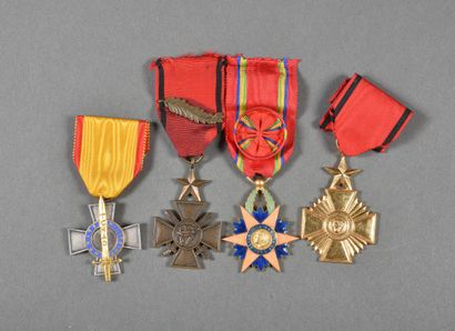 AFRIQUE. GABON, ORDRE du MERITE, officier....