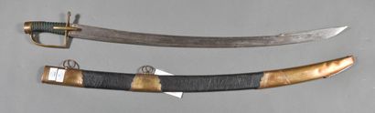 Horse hunter's saber with one branch stamped...