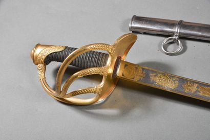 Deluxe General Officer's Saber, 3-pronged...