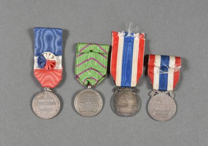Médaille d'Honneur Pénitentiaire, argent,...