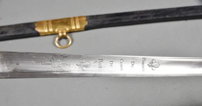 Saber of the GARDES DU CORPS du ROI, 1st...
