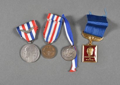 AVIATION. Médailles d'Honneur de l'AERONAUTIQUE,...
