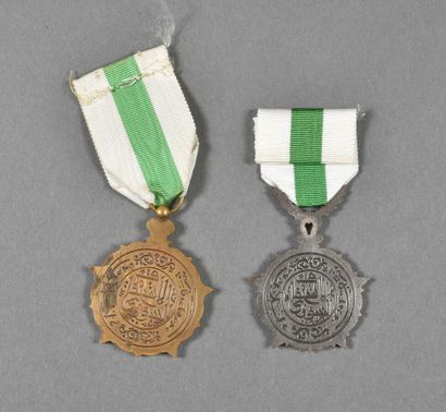 SYRIE. ORDRE du MERITE, classes de bronze...