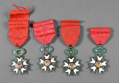 France. LEGION D'HONNEUR 3°REPUBLIQUE, chevaliers...
