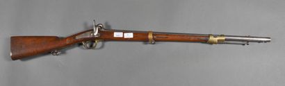 Gendarmerie musket with rear lock, breechblock...