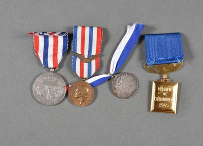 AVIATION. Médailles d'Honneur de l'AERONAUTIQUE,...