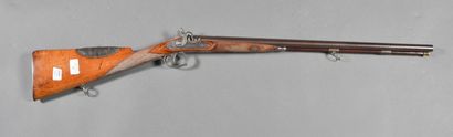 2-shot shotgun, engraved locks 