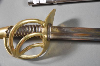 Saber of Cavalry of Line, troop, guard with...