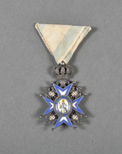 SERBIE/YOUGOSLAVIE. ORDRE de ST SAVA, chevalier...