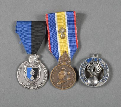 France. Médailles d'Honneur de la GENDARMERIE,...