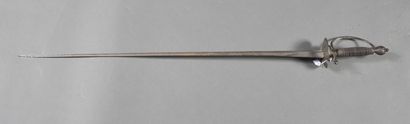 Court sword with openwork keyboard decorated...