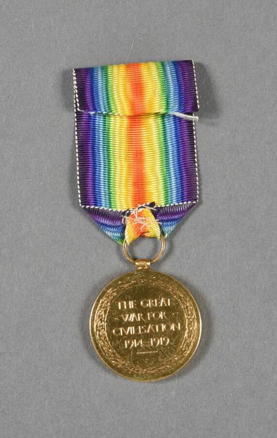 CANADA. Médaille de la VICTOIRE ou Interalliée,...