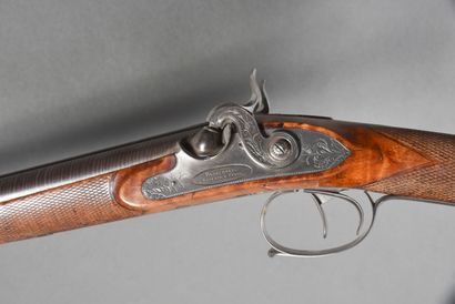 2-shot shotgun, engraved locks 