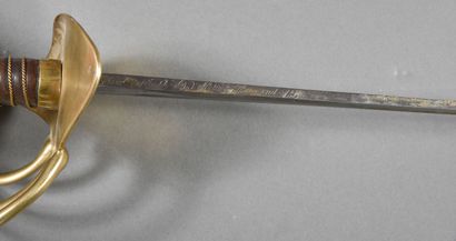 Saber of Cavalry of Line, troop, guard with...
