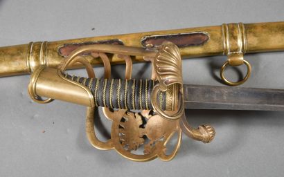 Royal Guard HORSE GRENADIER saber, brass...