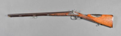 2-shot shotgun, engraved locks 