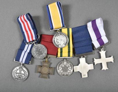 ANGLETERRE. Médailles diverses, copies, lot...