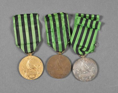 France. Médailles commémoratives de la guerre...