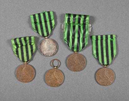 France. Médailles commémoratives de la guerre...