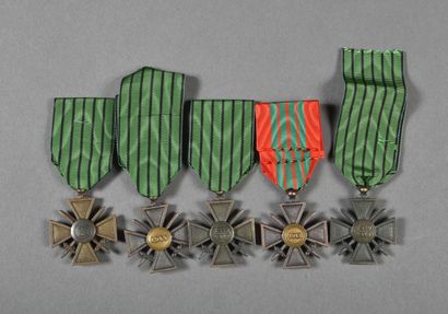 France. Croix de Guerre 2°Guerre, aux très...