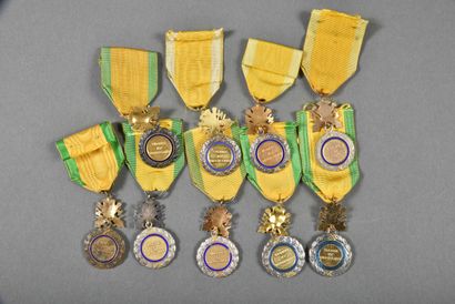 France. Médaille Militaire, 4°/5°REPUBLIQUE,...