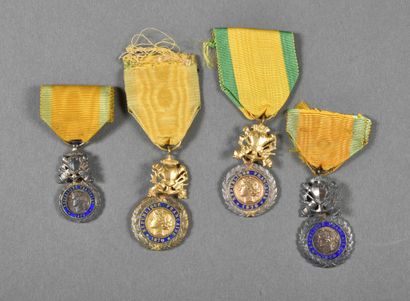 France. Médaille Militaire, à anneau, dont...