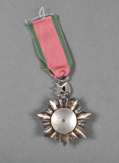 TURQUIE. ORDRE du MEDJIDIE, argent, poinçon...