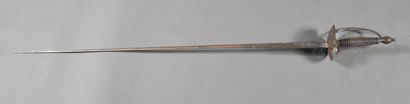 Court sword with openwork keyboard decorated...