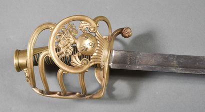 Royal Guard HORSE GRENADIER saber, brass...