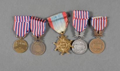 Médailles d'Honneur des Postes et Télégraphes,...