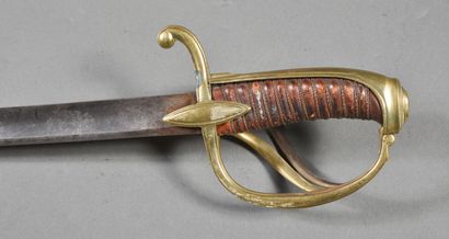 Light Cavalry Officer's saber, 3-pronged...