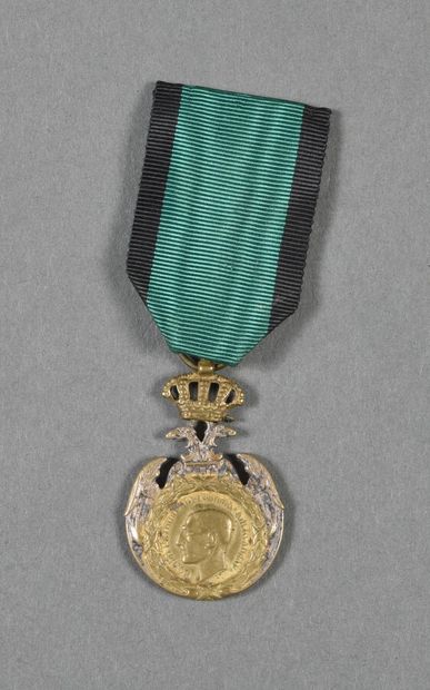 SERBIE. Médaille de la Retraite d'ALBANI...